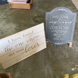 Wedding Signs 