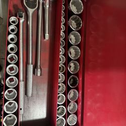 Proto Took 3/4 SAE Socket Ratchet Set 