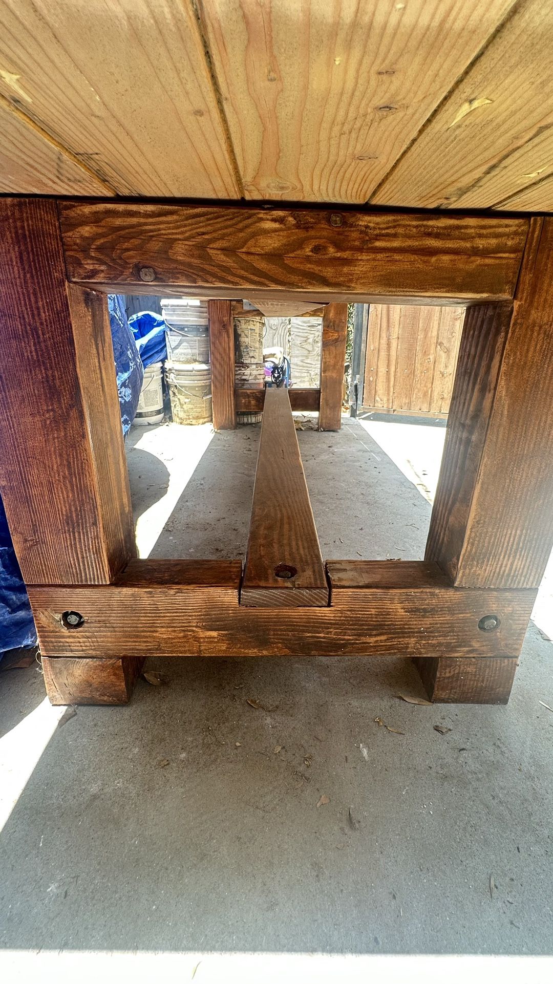 8 Person Pottery Barn Inspired Dining Table