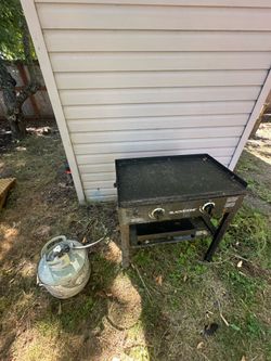 Griddle and tank