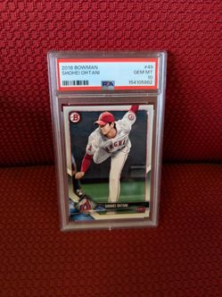2018 Bowman Shohei Ohtani RC PSA 10 Gem Mint