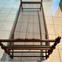 Antique Folding Cot Standard Size