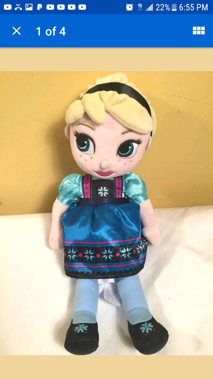 Frozen Elsa Plush doll 13 "