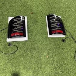 Chevy Pick Up Truck Silverado 2012 Rear Tail Lights