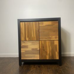 New BME Media Storage Cabinet Solid Wood