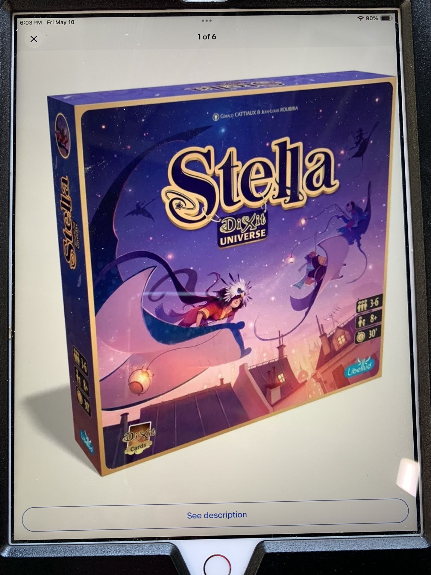 Stella: Dixit Universe Board Game - Competitive Sky Exploration Image Association Game, Strategic Guessing, Fun Family Game for Kids and Adults,@Toys 