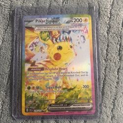 Pikachu ex MINT CONDITION Surging sparks