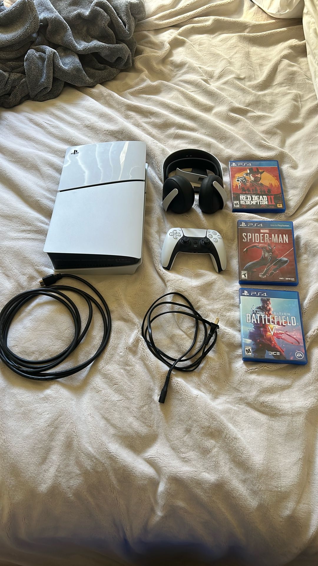 PLAYSTATION 5 1TB SLIM CONSOLE + GAMES & HEADSET