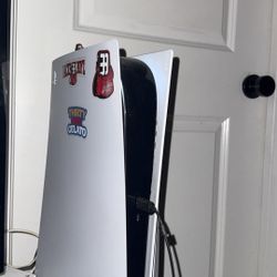 PS5 AND CONTROLLERS WITH CHAIR!!! AND THE TV IF YOU NEED THAT TOO