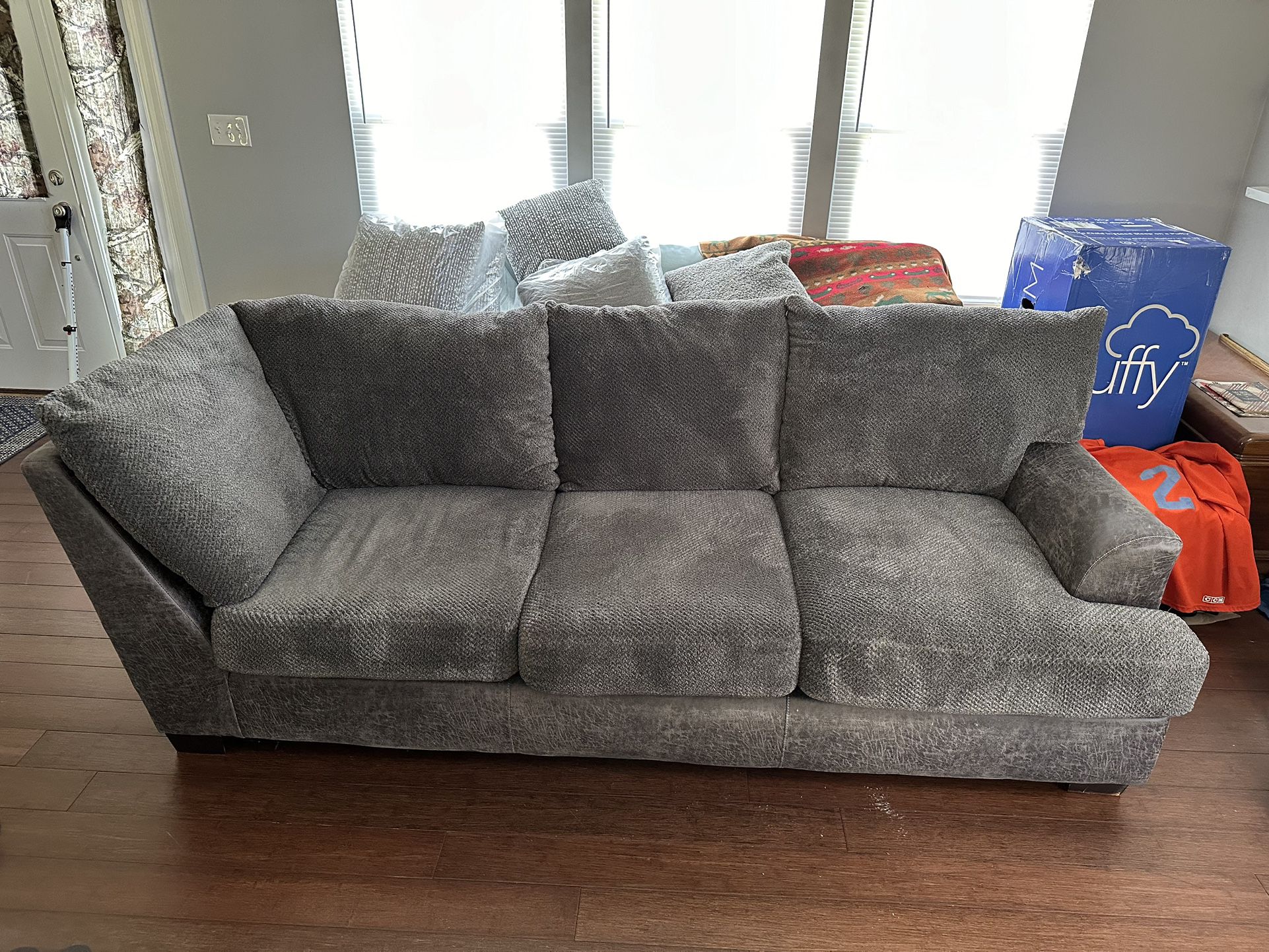 Half “L” Sectional/Couch 102”L x 42”D