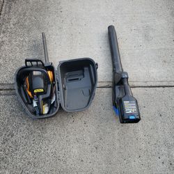 Chainsaw And Leaf Blower