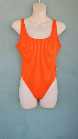HALLOWEEN ORANGE ONE PIECE SWIM SUIT By Michael Kors