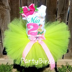 Tinker bell tutu set