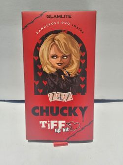 TIFF X GLAMLITE Chucky Lip Kit Dangerous Duo Lipstick and Lip Liner