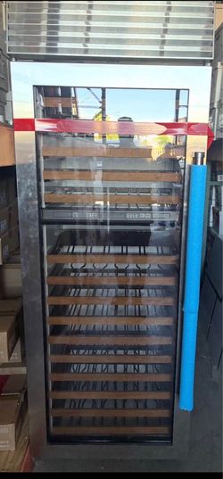 Wine Fridge Sub Zero Large  Stainless Steel Wine Cooler Refrigerator