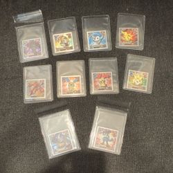 Lot of 10 Japanese Pokémon Battrio Pucks/Stickers Holo Lucario Giratina Rare
