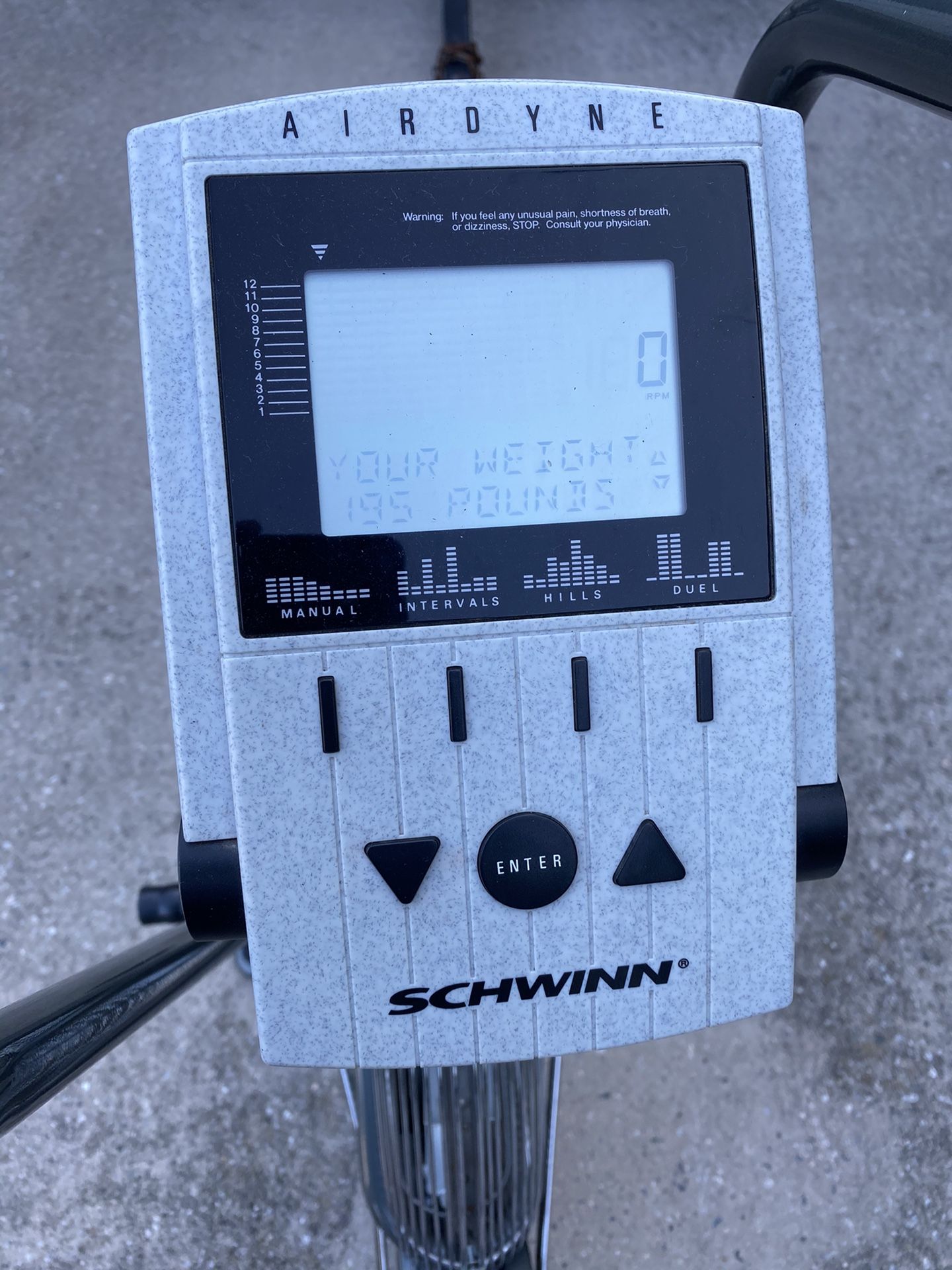 Schwinn airdyne pro manual store