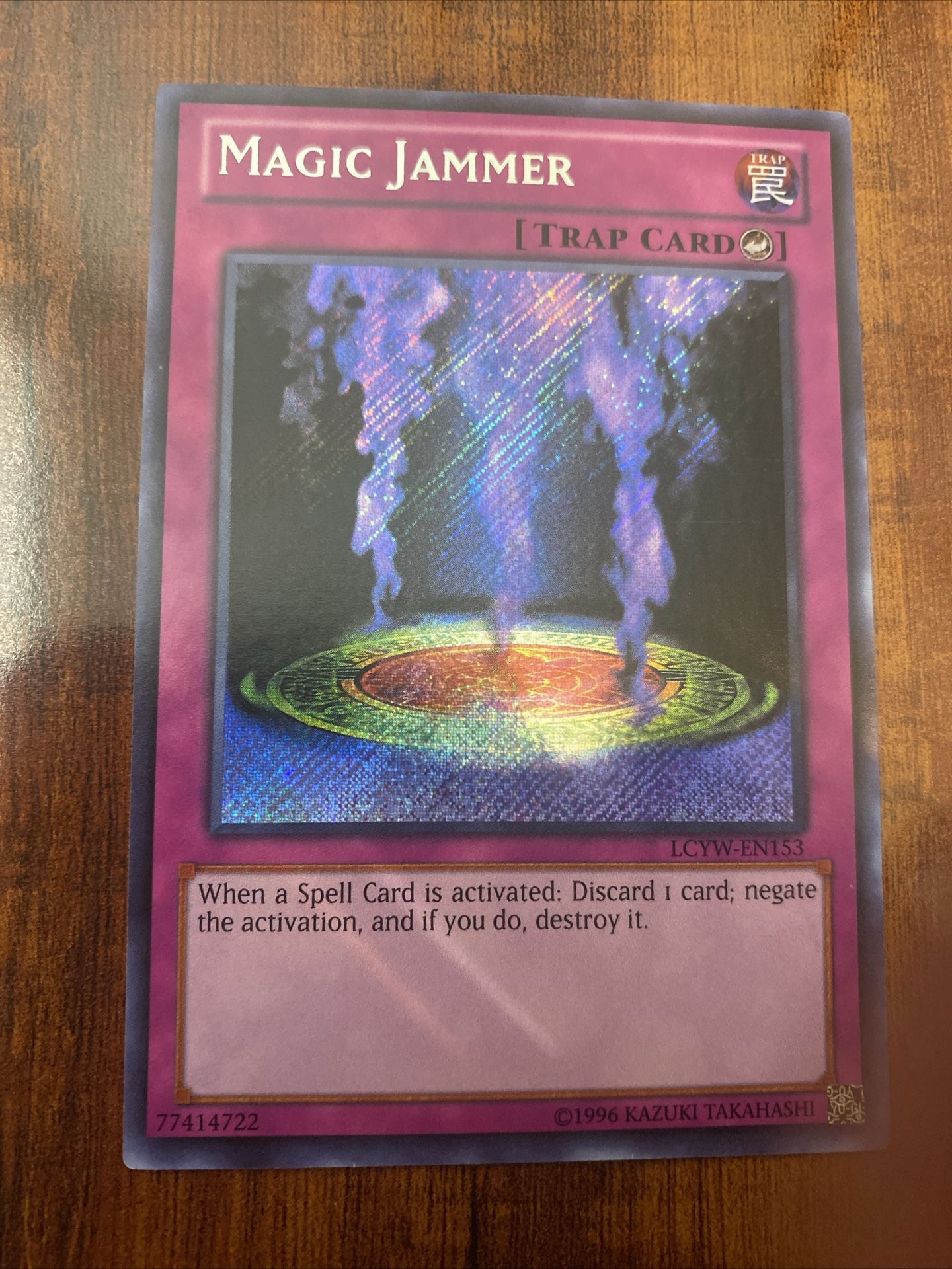 Yugioh Magic Jammer LCYW-EN153 Secret Rare Holo Unlimited NM
