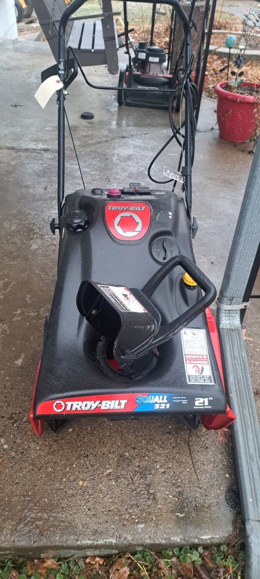 Snowblower Used Once