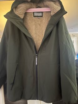Michael Kors Sherpa-Lined Hooded Jacket