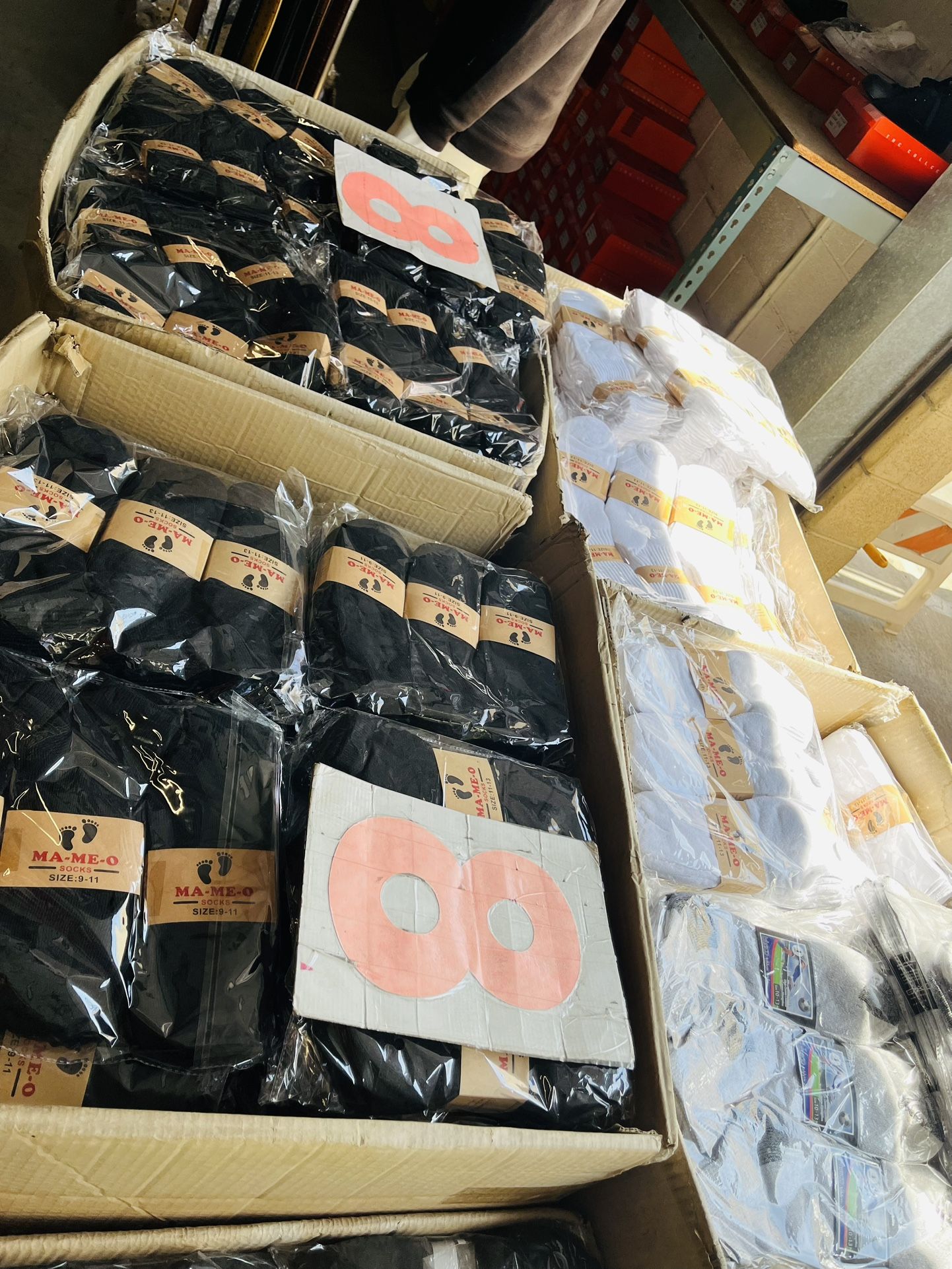 Man Socks 12 Pairs For $8