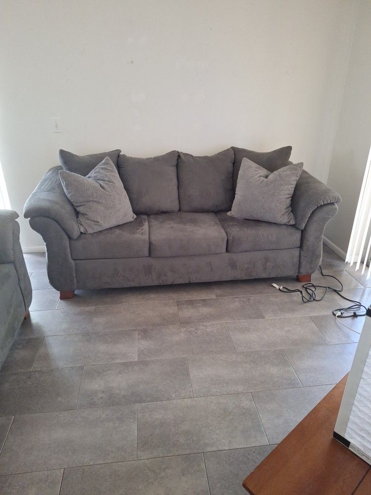 Gray Couch And Loveseat