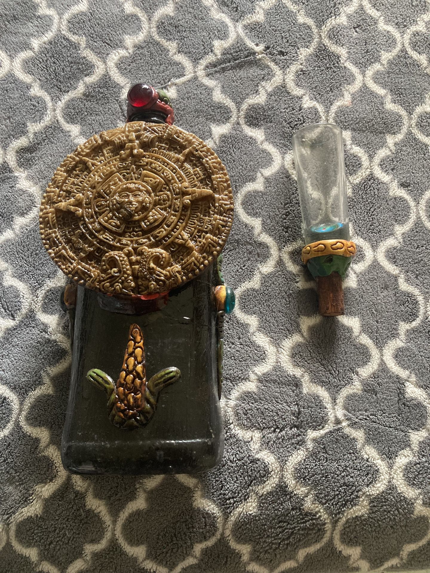 Tequila Holder , Made In Oxaca Mexico