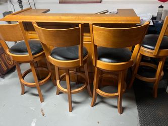 Bar and barstools