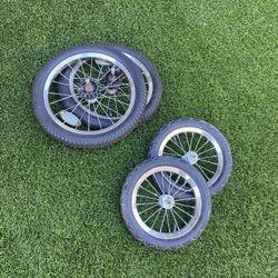Set Of Wheels And Tires For Stroller 