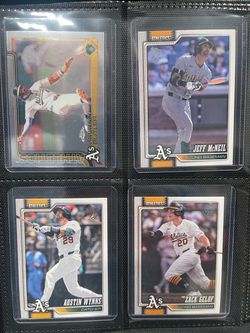 Oakland A’s Topps  baseball cards