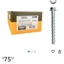 Dewalt Concrete Screw bolt 