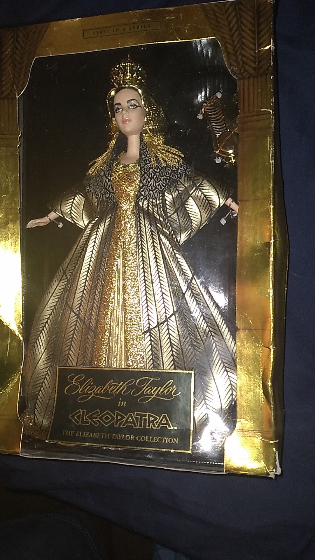 1999 Elizabeth Taylor in Cleopatra Barbie Doll.