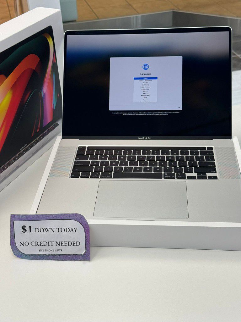 Apple MacBook Pro 16 Inch 2019 - 90 Days Warranty - Pay $1 Down available - No CREDIT NEEDED