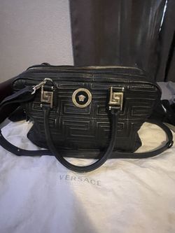 Versace diagonal handbag
