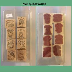 Stampin Up! Stamps: Nice & Easy Notes