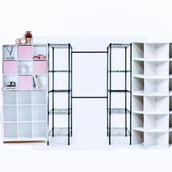 Complete Closet Organizer With Shelving! ALL NEW!!