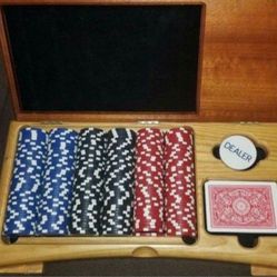 Poker Set-Custom Wooden Box