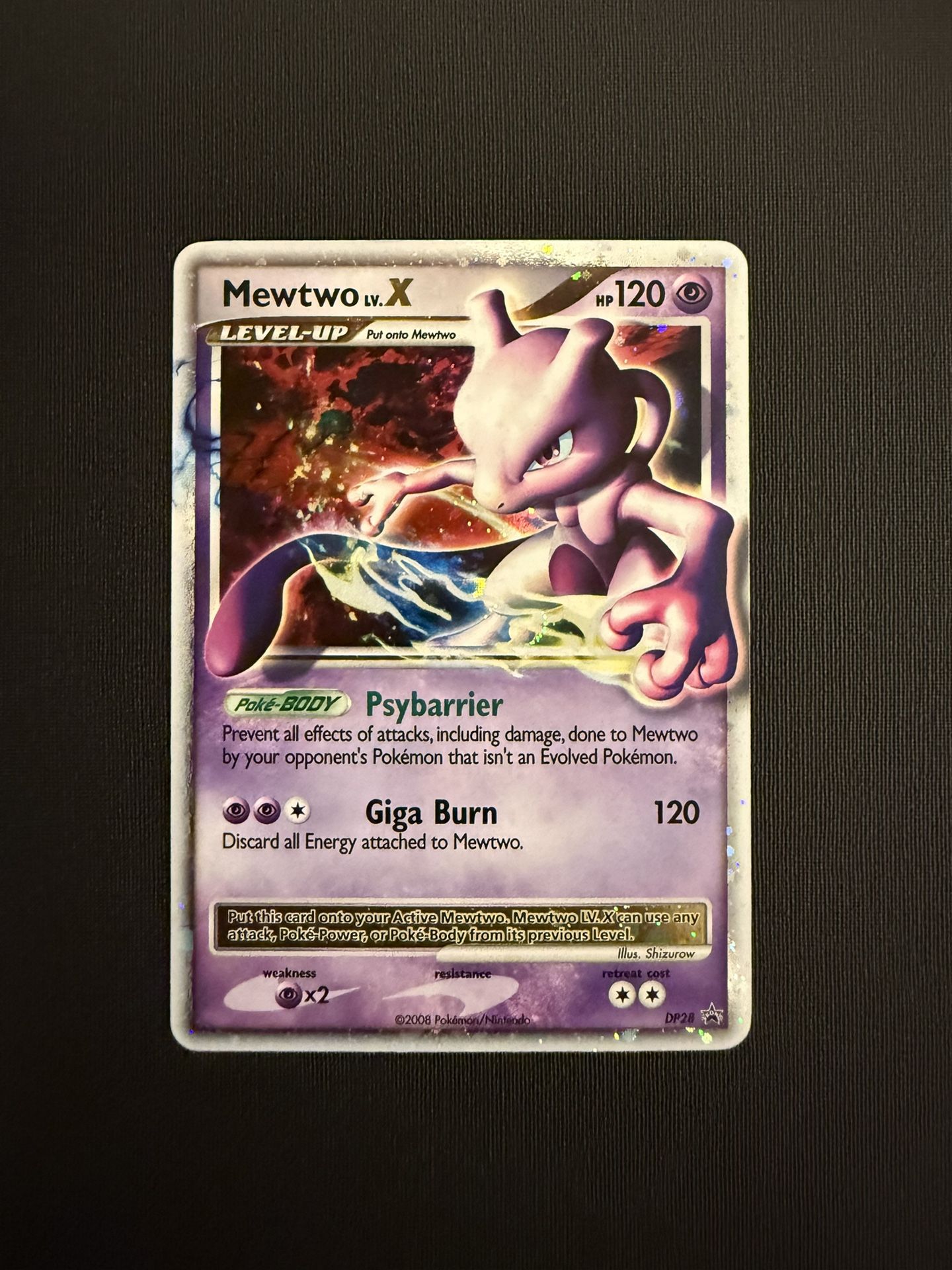 Mewtwo LV.X #DP28 Pokemon Promo