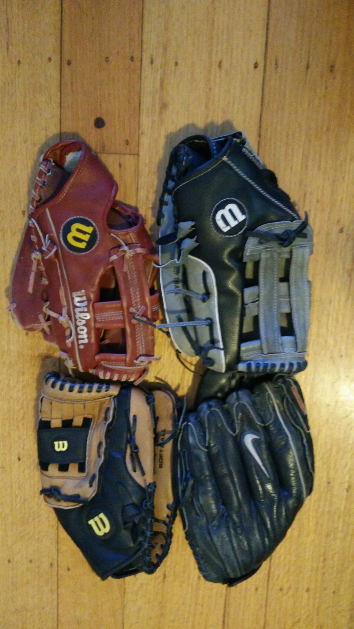 $20 each softball glove Slowpitch