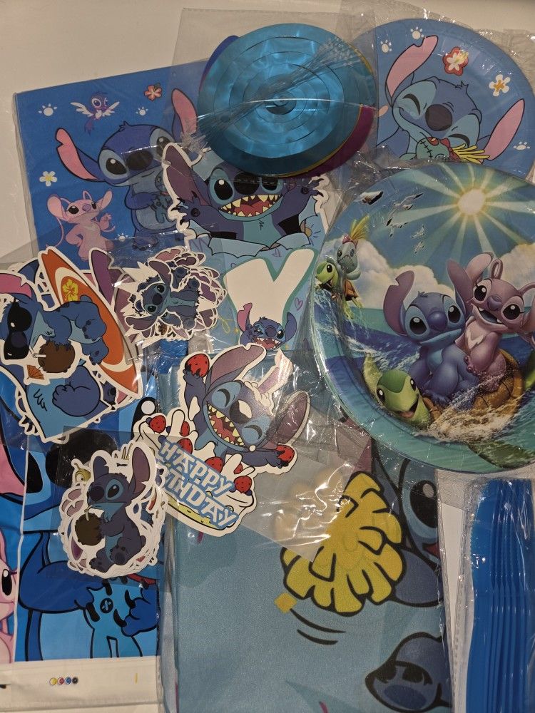 #3 Stitch Birthday Party Supplies