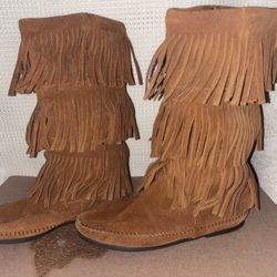 VINTAGE Minnetonka BOOTS -size7