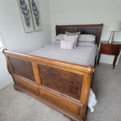 Real Wood Bed 