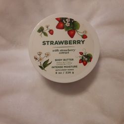 Bath & Body Works Strawberry Body Butter 