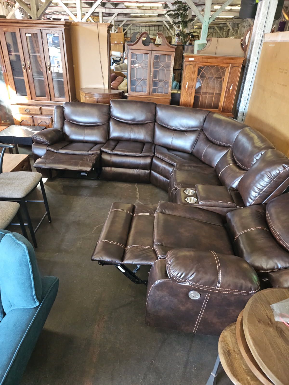 Power Recliner Sectional
