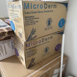 Latex Gloves XS And Large, Case Of 10 Boxes Each 