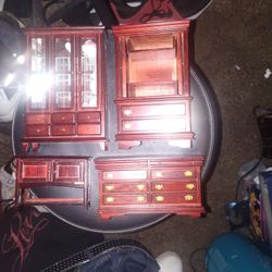 Several Sets Of Dollhouse Furniture