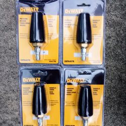 Dewalt Pressure Washer Turbo Nozzles All 4 For $80!!