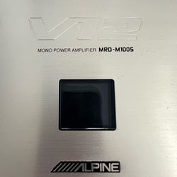 Alpine MRD-M1005 V12 Amp For Subs