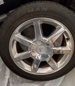17" Cadilllac OEM Stock Wheel & Tires