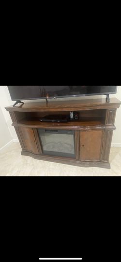 Fire Place Table Tv Cabinet 